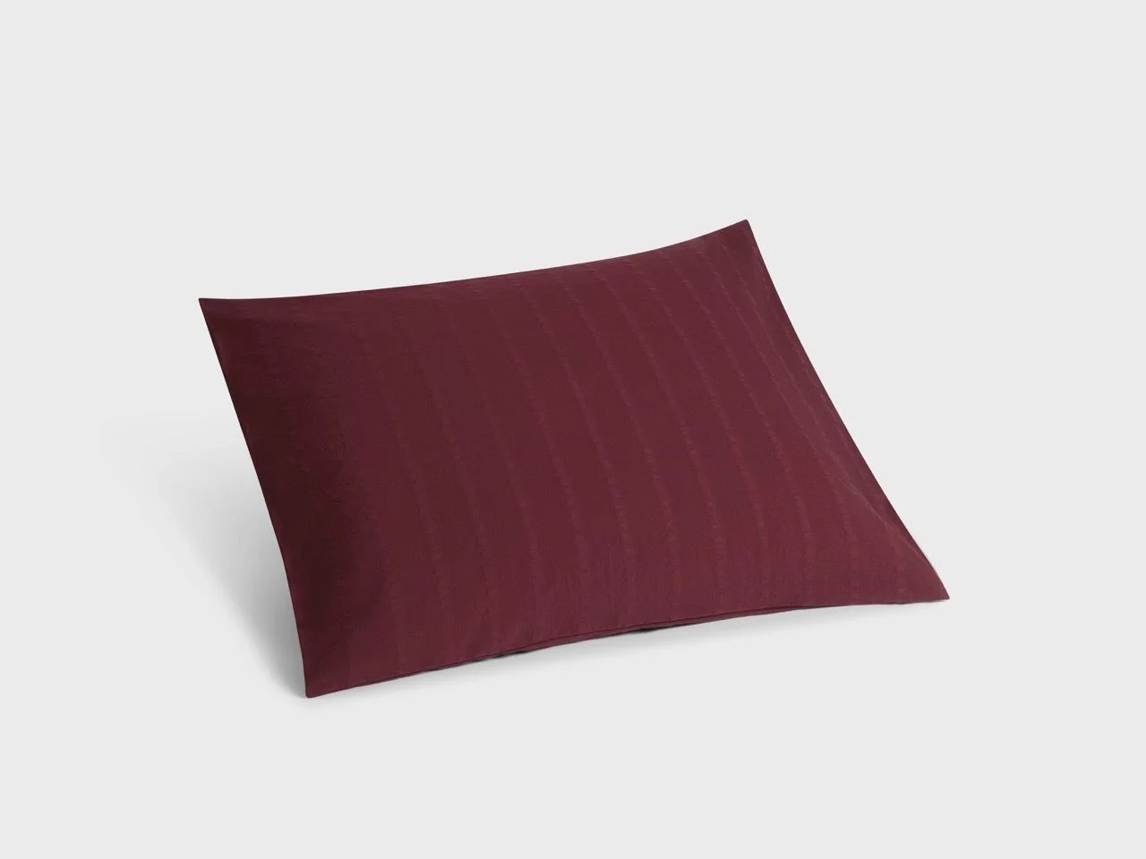Kussensloop seersucker katoen bordeaux