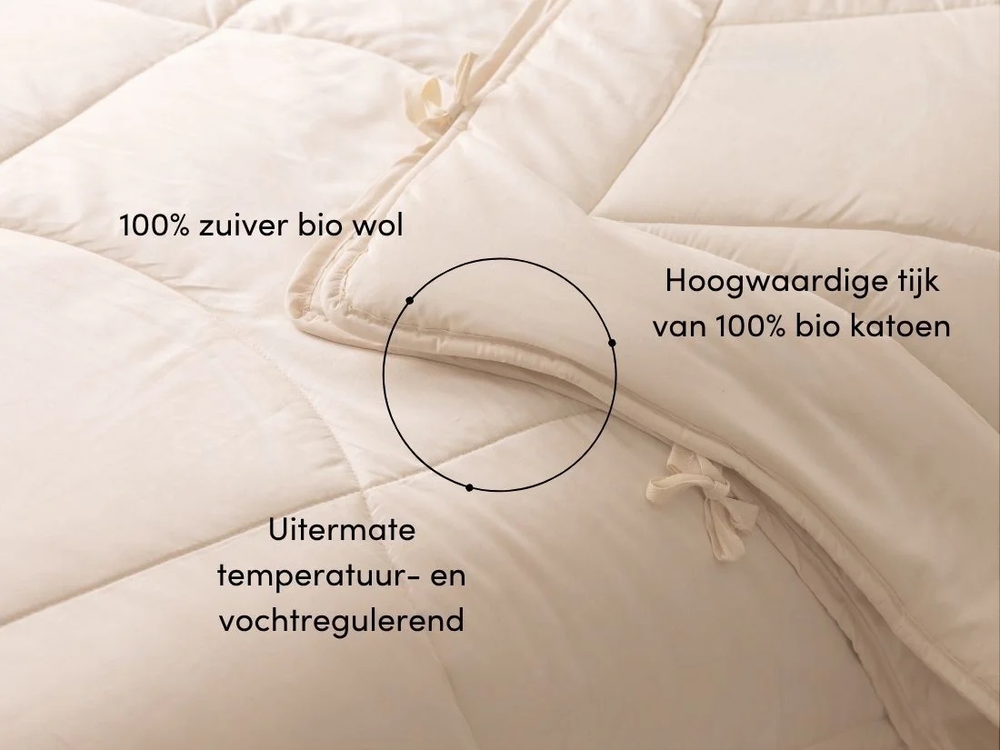 Dekbed wol lente/herfst