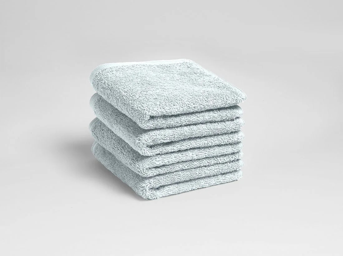 Gastendoekjes terry bubble blue 30x50 - 4 st