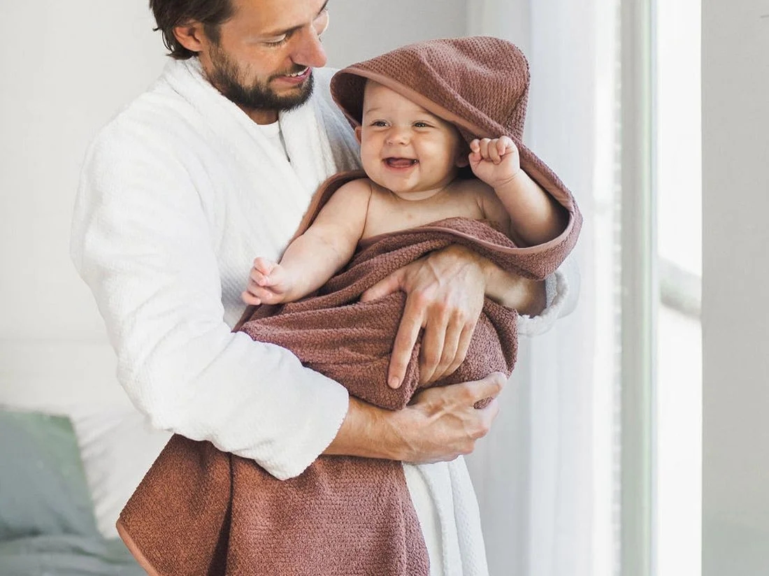 Badcape mini dots blush rose