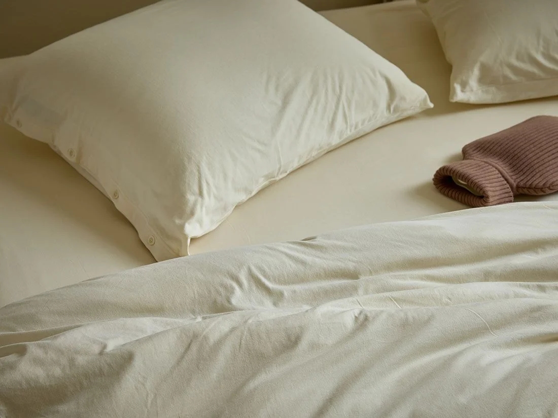 Kussensloop jersey sunrise white 50x60