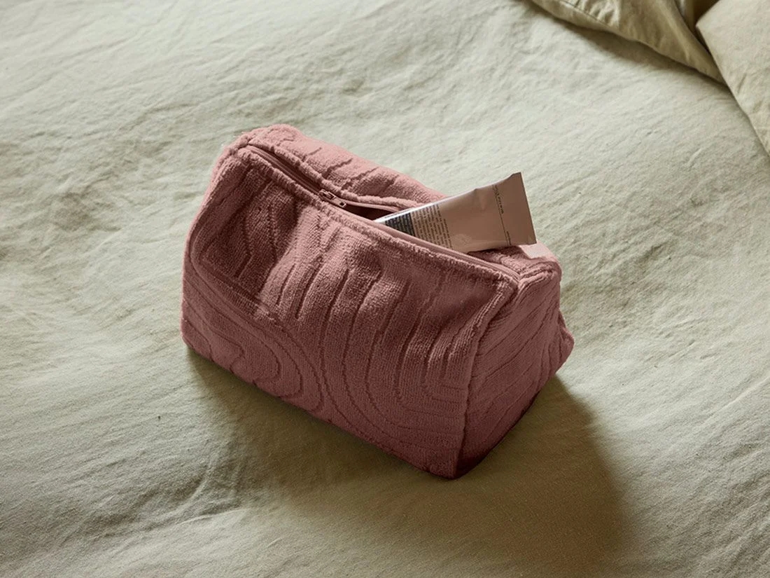 Toilettas velours blush rose